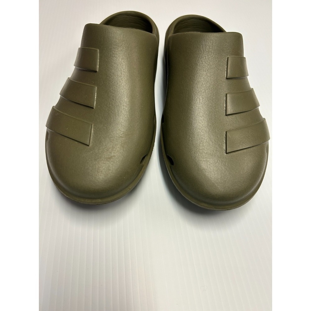 Adidas Adicane Clog Sandals Men 10 OliveGreen Slip On Lightweight Comfort Slides - Picture 1 of 12